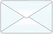 A white envelope on a white background as per the envelope size guide.