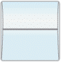 A white envelope with a blue polka dot pattern and an envelope size guide.