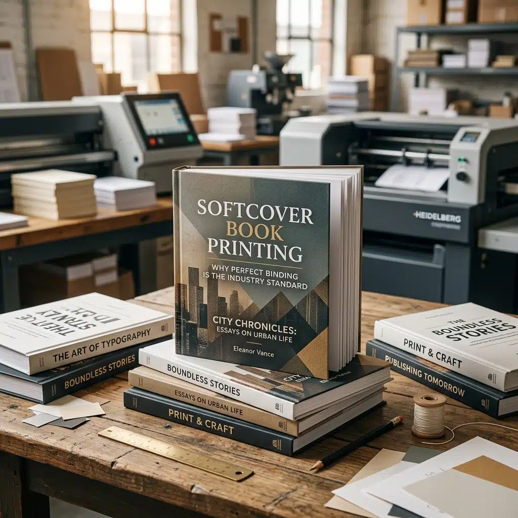 Softcover Book Printing: Why Perfect Binding is the Industry Standard