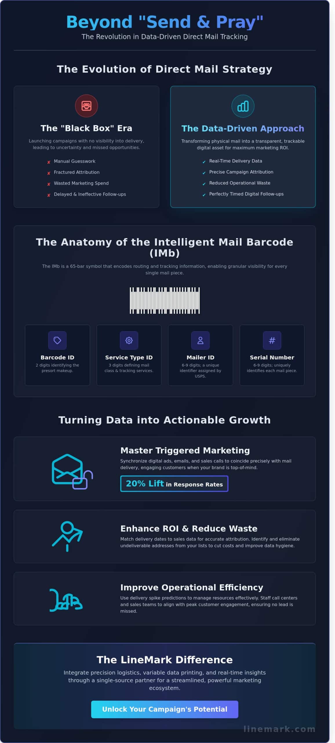 Mail Tracking for Business: A Strategic Guide to Direct Mail Visibility - Infographic