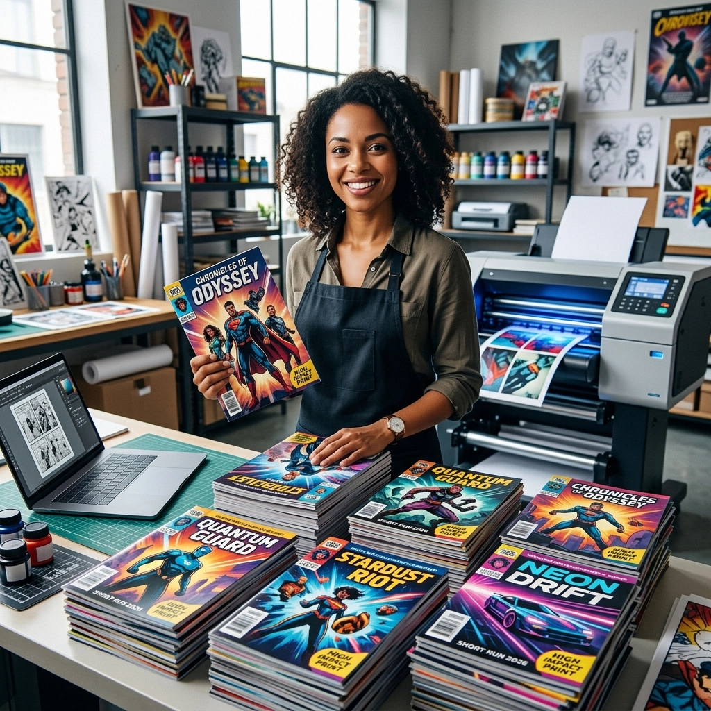The Ultimate 2026 Guide to Comic Printing: Short Run, High Impact