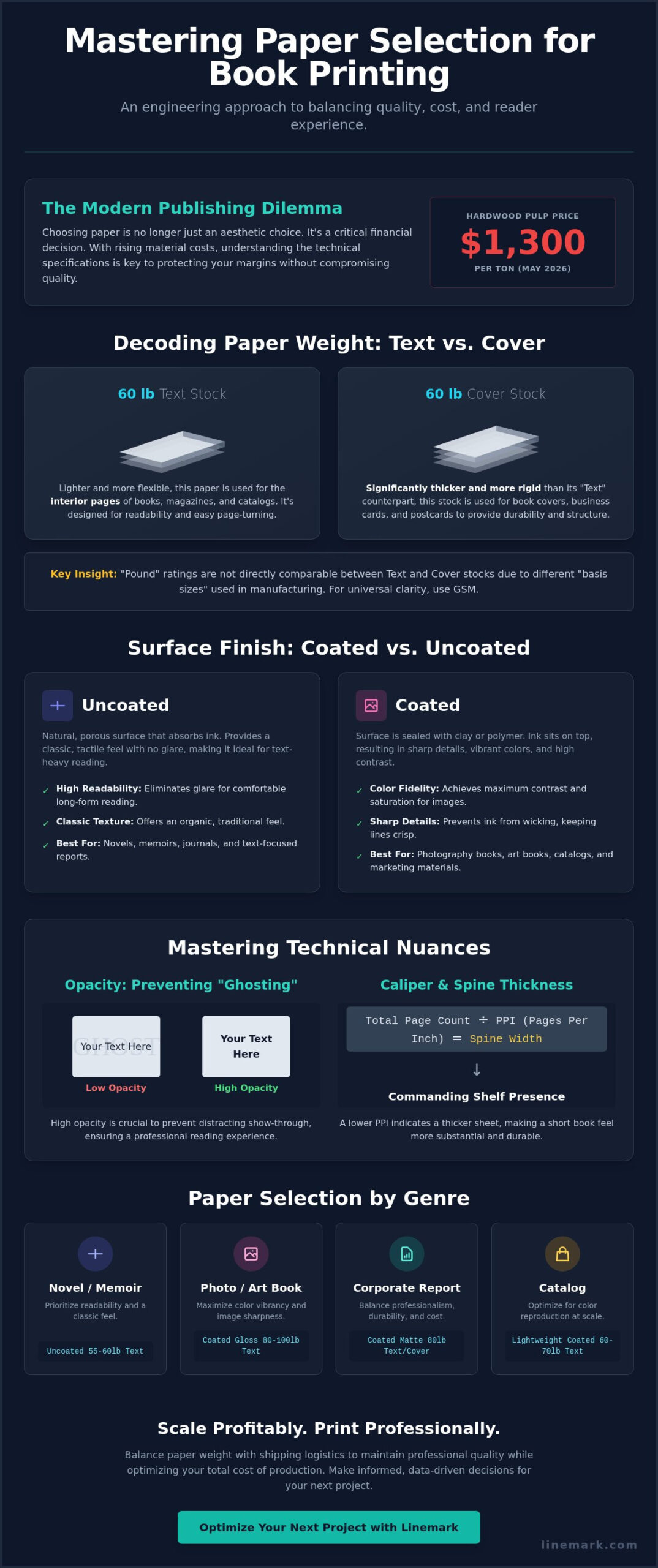 How to Choose Paper for Book Printing: A Strategic Guide for 2026 - Infographic