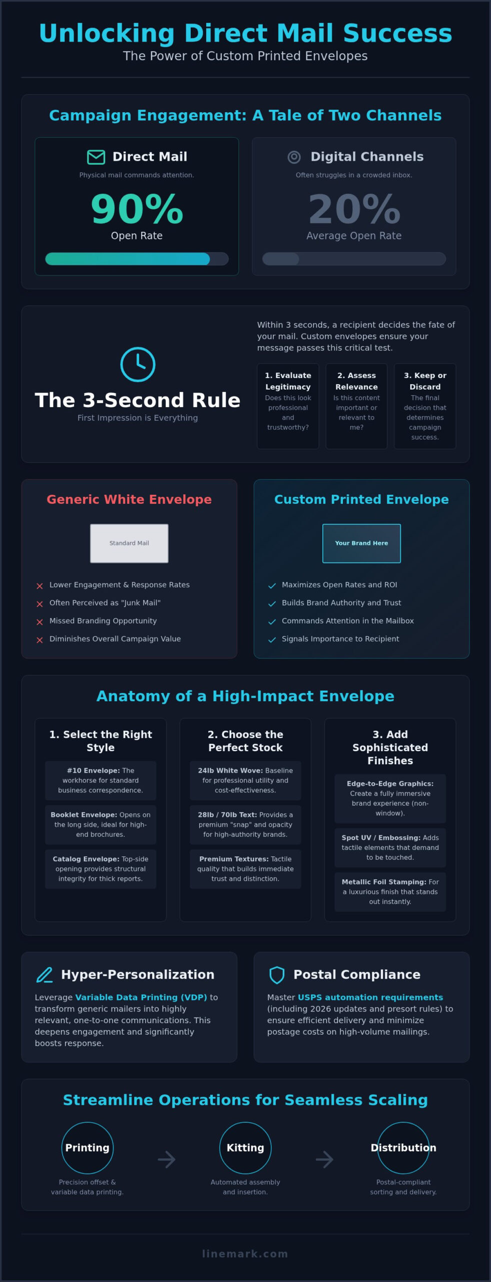 Strategic Guide to Custom Business Envelopes in 2026 - Infographic