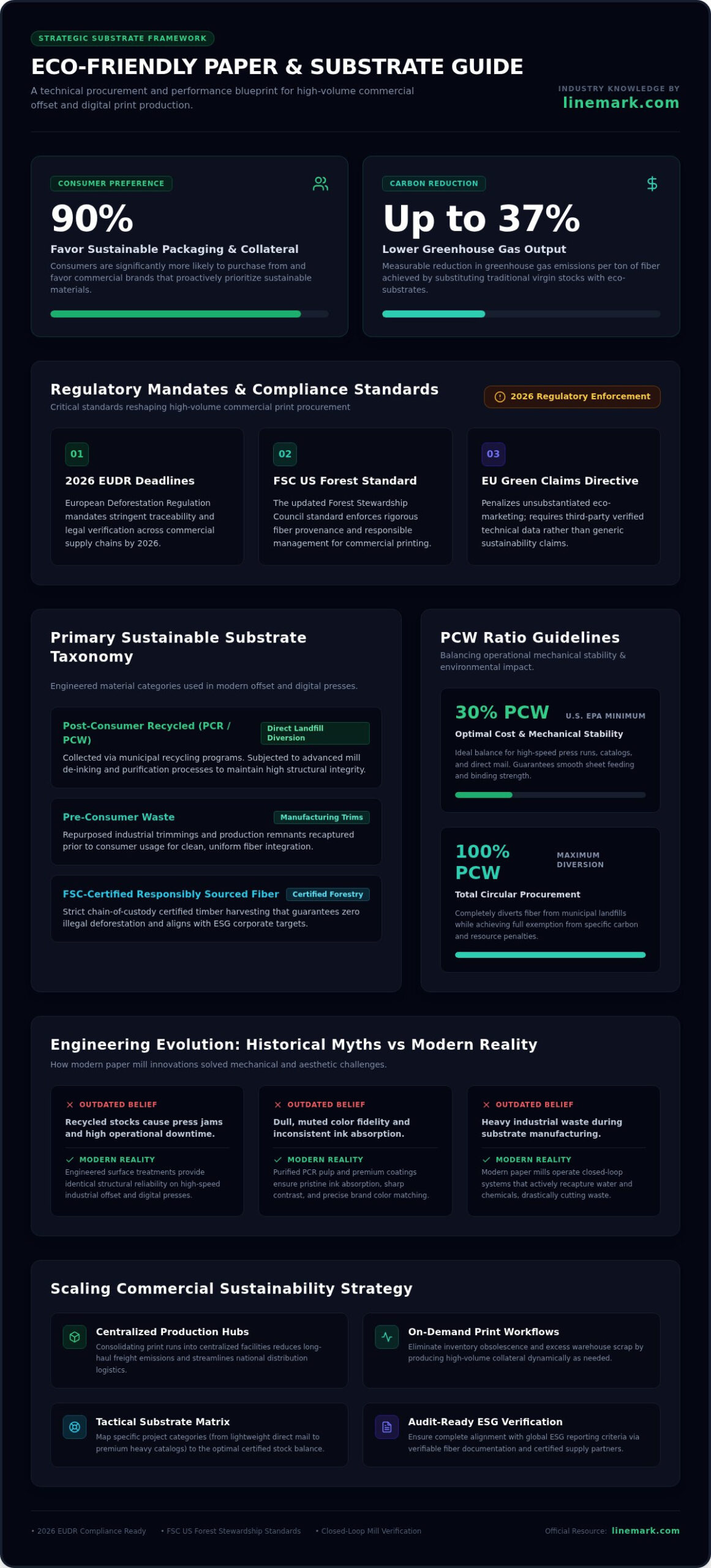 Eco-Friendly Paper Options: A Commercial Buying Guide for 2026 - Infographic